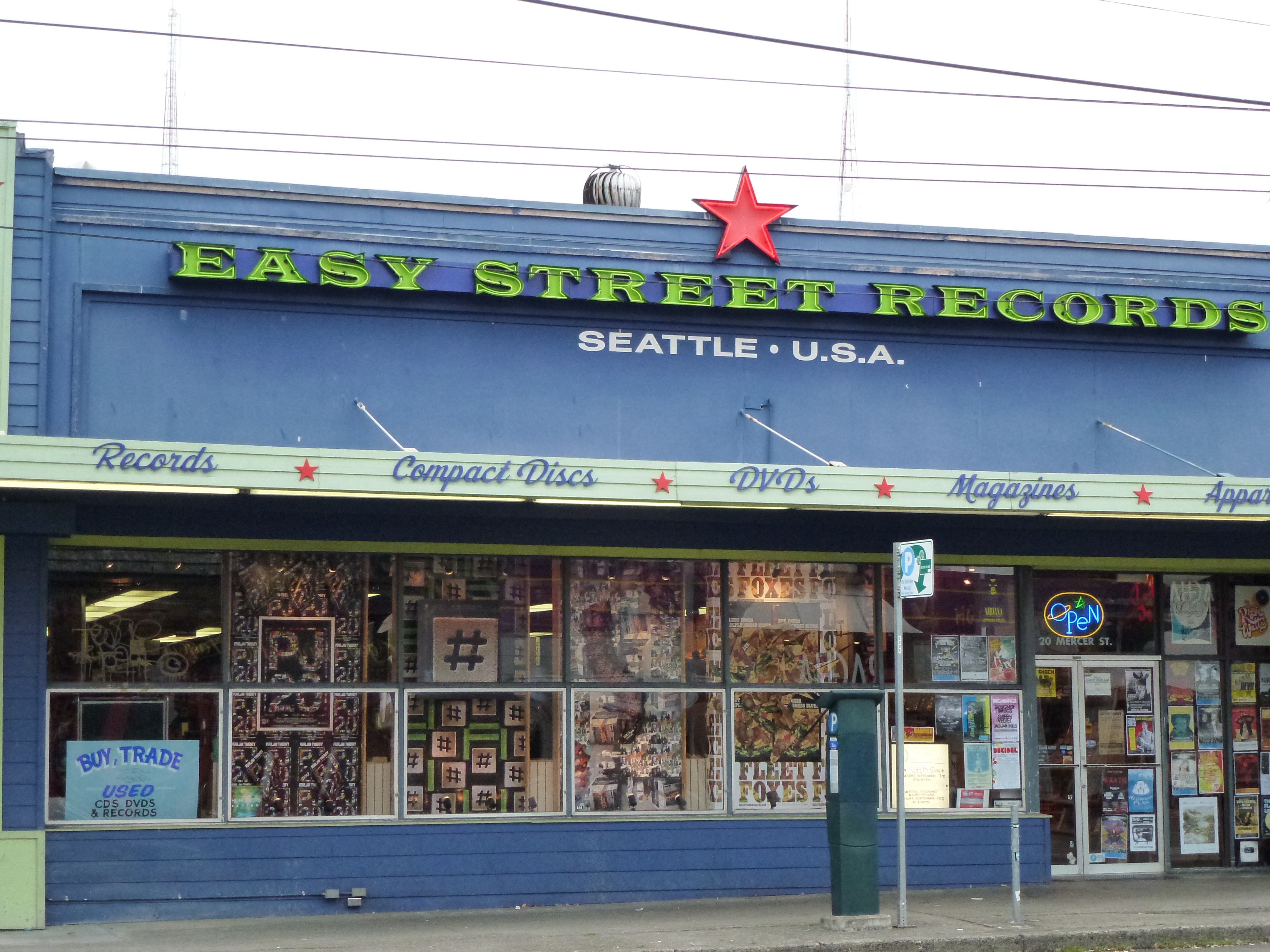 The record store in our neighborhood