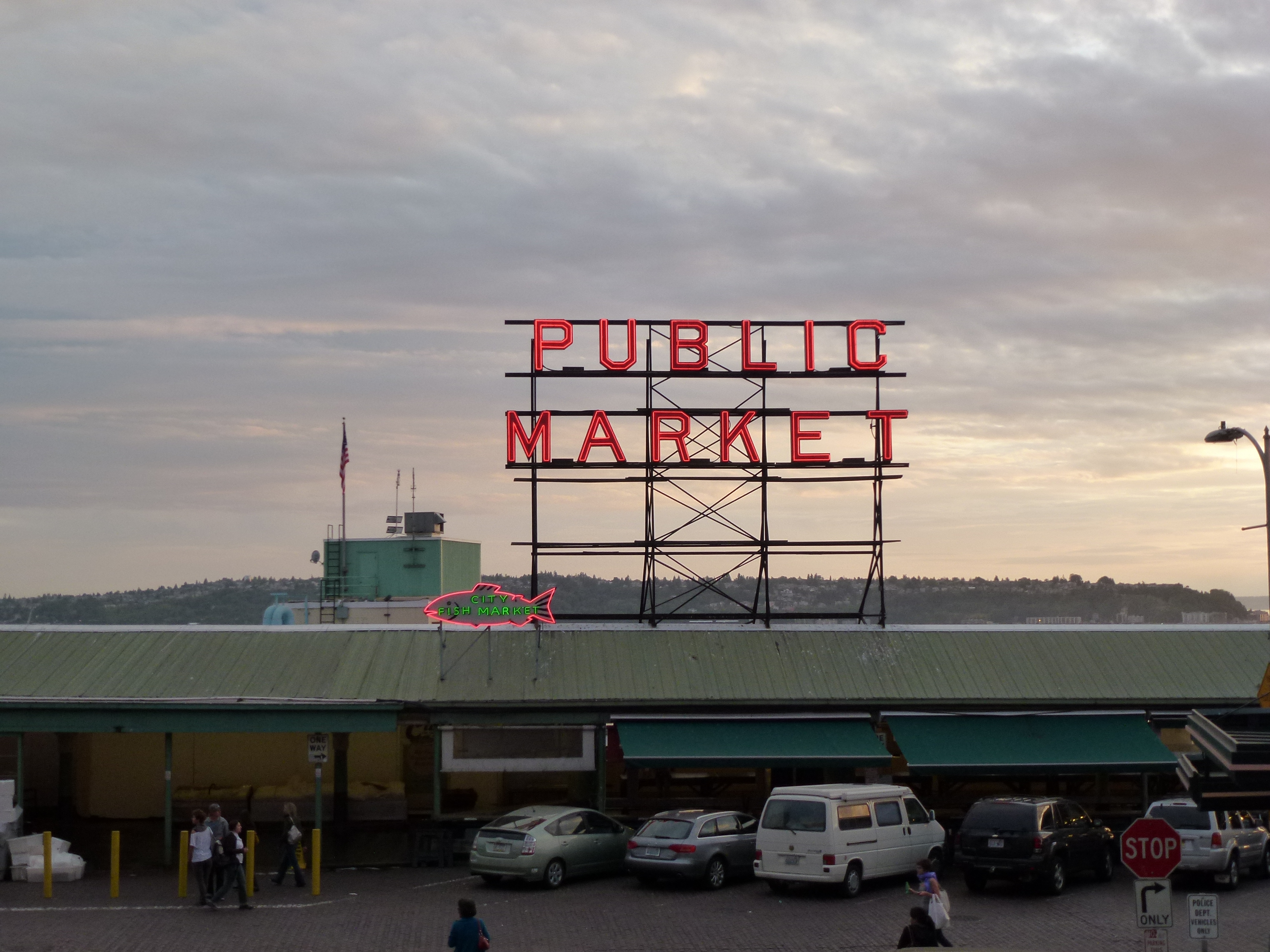 Market at Sunset