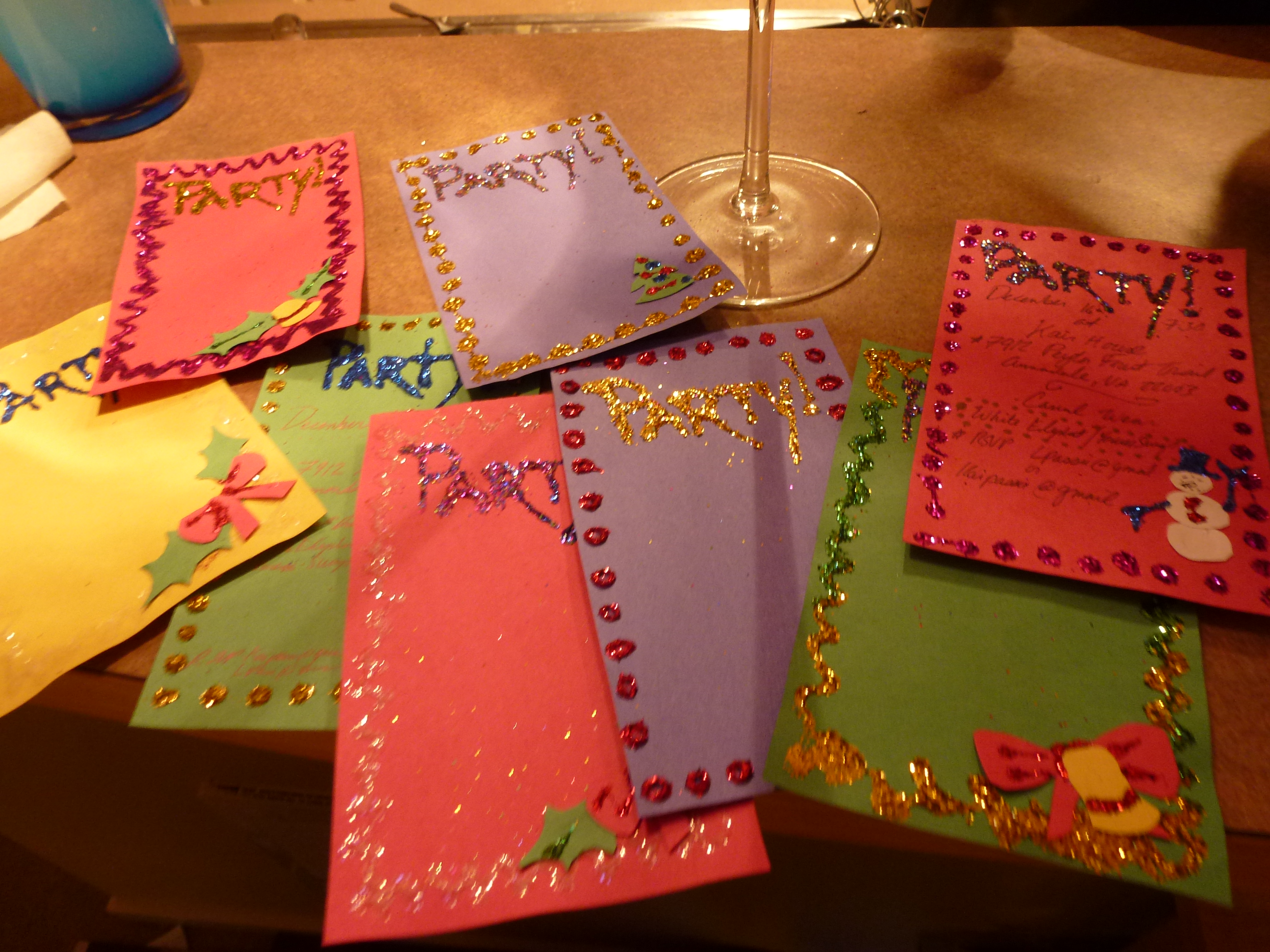 I think the Construction Paper and glitter emphasize the classiness.